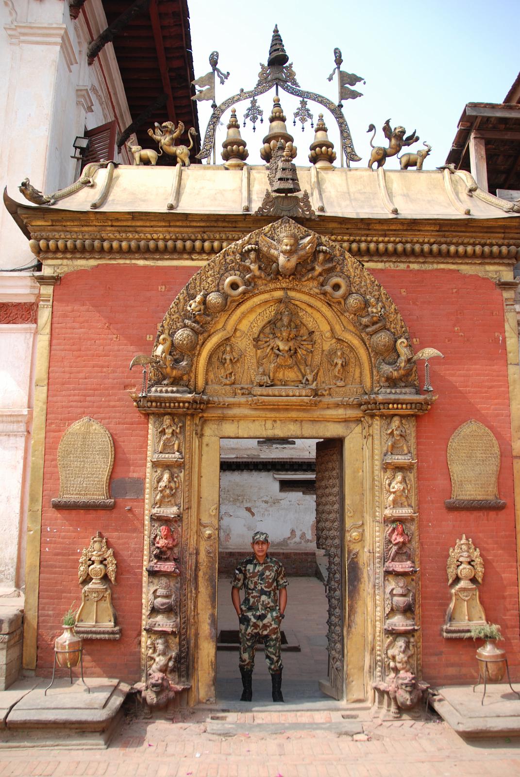 Kathmandu Bhaktapur 04-1 Bhaktapur Durbar Square Golden Gate 